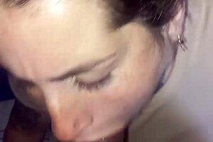 First time morning wank in girlfriend’s thong