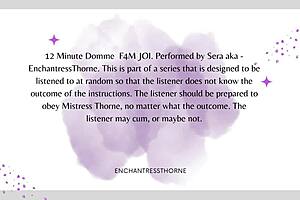 Femdom Joice, side of cum