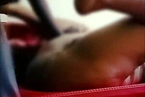 Amateur black MILF deep throat and doggy style sex scene preview.