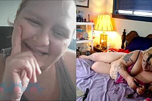 Bambi the shemale, a cam show of humiliation and ass fucking.
