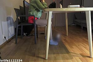 European amateur's secret desire for a hot and steamy classroom experience