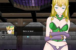 The last scene of the hentai game The Elf's Lewd Training is quite weak.