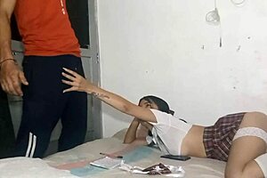 Young stepson helps with homework and also gives a good lesson in sex.