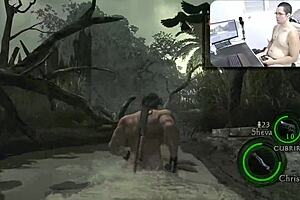 Bisexual beauty in Resident Evil 5: Nude Edition