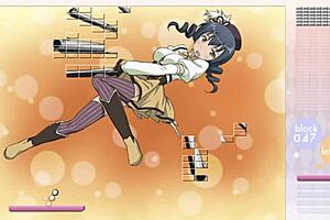 Saori Makishima from Psycho-Pass strips during a hot ARK: Survival Evolved gameplay