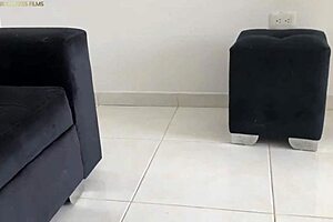 My stepsister wears a tight dress and I can see her shape well – Fetish