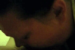 Married woman gives blow job and deep throat to my penis