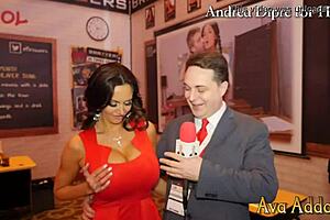 Ava Addams in hot scenes with Andrea Riples and Lollipop