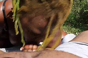Poison Ivy has a hot 1 on 1 scene with Don Whoe on the side of the road.