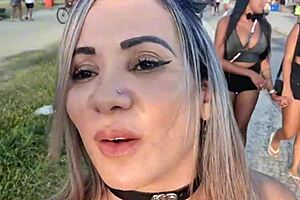I met a beautiful woman at the carnival and brought her to my home.