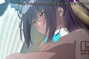 Big tits bouncing while being fucked by a big cock in this animated porn video.