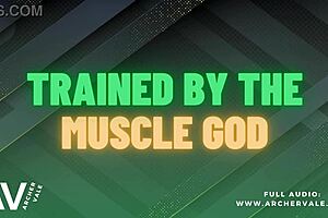 Gay audio story of muscle worship with an alpha male dom