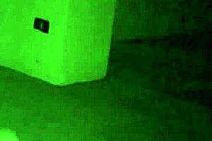 Solo play on Halloween night ends up in a big ass fucking scene