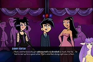 Danny Phantom in Amity Park once again: Goth handjob scene