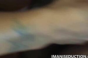 Hot lesbian couple uses 18-inch double dildo for pleasure