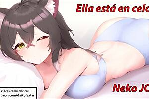 Nekochan and I have fun with JOI and ASMR in a spacious CELO