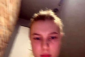 Public masturbation on the way to anal sex with a dildo