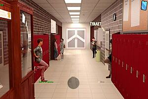 3D cartoon game with deepthroat and cunilingus actions