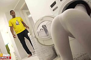 Hot Brazilian housemate has great big ass and wet pussy