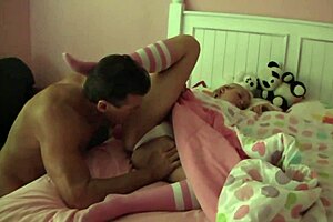 Young blonde gets her hairy pussy fucked in different positions
