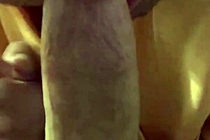 Young gay amateur enjoys deep throat blowjob and facial cum shot