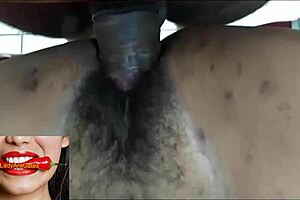 Close up and personal look at an Indian webcam action with a hot Tamil girl