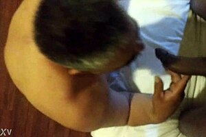 Black shemale’s big cock blowjob scene