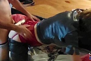 French amateur slut gets her ass rimmed and fucked