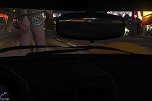 First-person prostitute in Grand Theft Auto V: GTA 5
