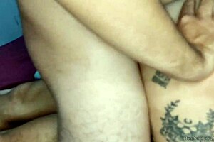 Double penetration makes her vagina squirt and play