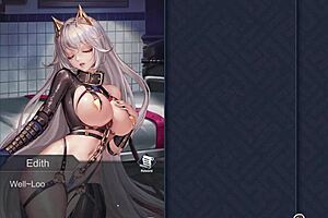 Beautiful hentai babe Edith’s deepthroat blowjob in King of Kinks episode 2