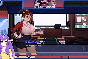 First part of the animated porn with vampires and sucking