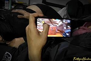 Fat amateur gets deepthroat and cumshot in free fire