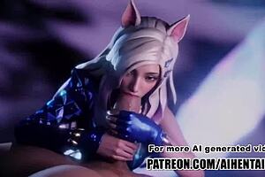 3D animated hentai featuring League of Legends' Ahri