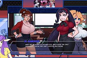 First part of the animated porn with vampires and sucking