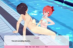 Doki doki literature club hentai is a type of anime porn