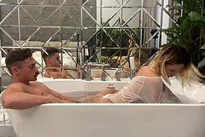 Asian beauty moans while getting her ass fucked hard