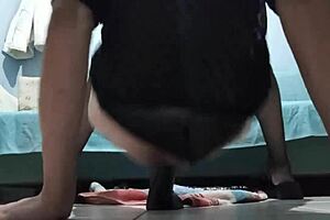 Big toys, balls, and fisting in anal scenes with sissygasm