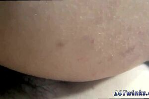 POV experience of gay sex with bareback twink boys in American boy porn