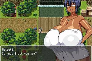 Natsuki's steamy bath raises eyebrows in pervy village