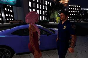 Special sex adventure with a cartoon babe and a happy ending