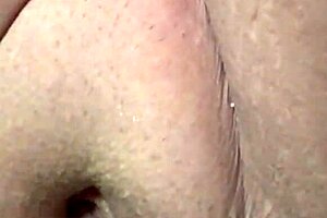 Real orgasm with a real toy in a hot brunette’s juicy pussy