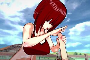 3D animated hentai with big tits and big ass getting fucked