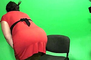 Married woman catches her husband with a curvaceous woman in pantyhose
