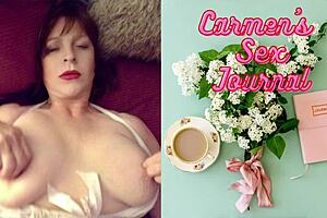 Granny Carmen's hardcore missionary sex with a cumming ending