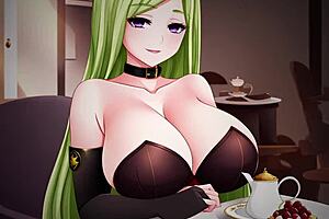 Madeline’s toilet scene is a femdom BDSM anime