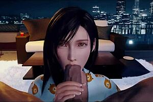 Big boobs and shaved pussy in Cole��o hentai final fantasy vol 7