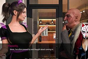 3D animated porn with a redhead called Kate in a maid costume