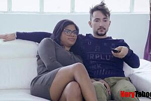 Step-sisters who are not sisters have a hardcore sex with one man