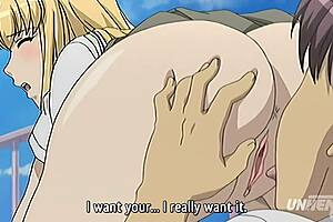 Asian teen gets naughty in outdoor hentai action